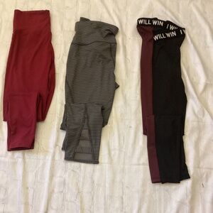 (3 pair) Leggings Bundle (Mixed Colors) (Size 12) Preowned